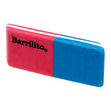 Goma Bicolor BARRILITO® modelo GBR40 caja con 36 piezas.