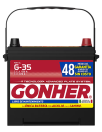 Batería para automóvil Gonher