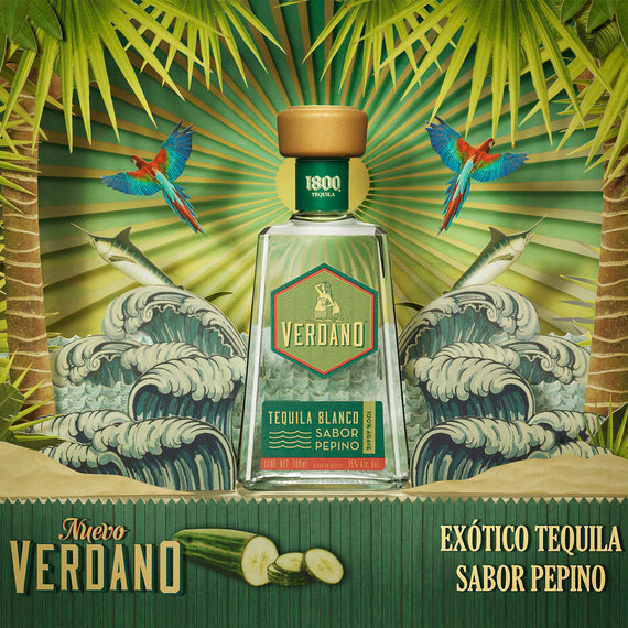 Tequila 1800 Verdano blanco sabor pepino
700ml