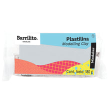 Plastilina en barra BARRILITO® para moldear modelo GR180 color Gris Cont. Neto 180g