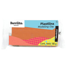Plastilina en barra BARRILITO® para moldear modelo NA180 color Naranja Cont. Neto 180g
