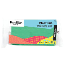 Plastilina en barra BARRILITO® para moldear modelo VL180 color Verde  Cont. Neto 180g