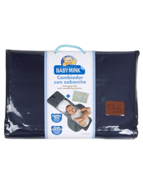Cambiador Baby Mink con sabanita de para bebé unisex