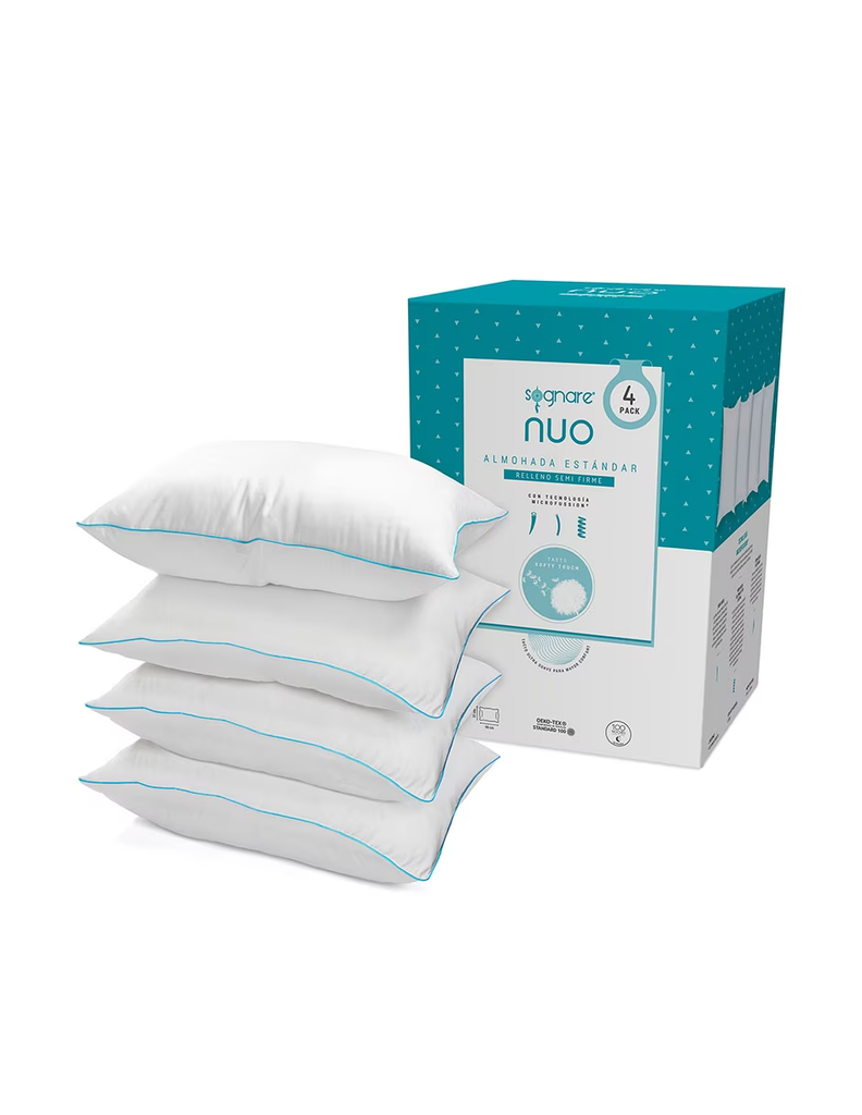 Set de almohadas Sognare Nuo 4 firmeza media BRINCO