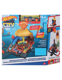 Autoservicio de hamburguesa Hot Wheels City